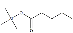 Pentanoic acid, 4-methyl-, trimethylsilyl ester 结构式