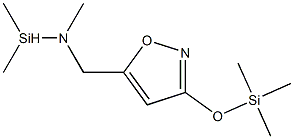 Trimethyl-N-((3-[(trimethylsilyl)oxy]-5-isoxazolyl)methyl)silanamine 结构式