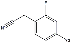 4-Chloro-2-fluorophenylacetonitrile 95% 结构式