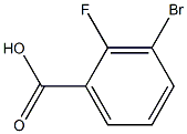 2-FLUORO-3-BROMO BENZOIC ACID 结构式