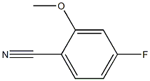 2-METHOXY-4-FLUOROBENZONITRILE 结构式