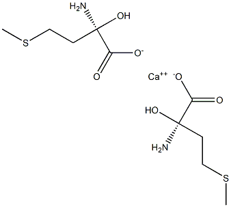 ALPHA-HYDROXY-METHIONINE CALCIUM SALT 结构式