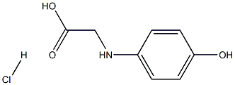 D(-)-P-HYDROXYPHENYLGLYCINE HYDROCHLORIDE 结构式