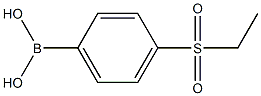 P-ETHYLSULFONYLPHENYLBORONIC ACID 结构式