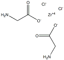 ZIRCONIUM CHLORIDE GLYCINATE 结构式