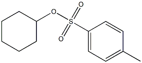 甲苯磺酸環己酯 结构式