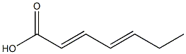 庚二烯酸 结构式