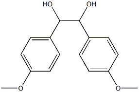 P,P'-二甲氧氫安息香 结构式