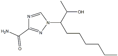 1-(2-hydroxy-3-nonyl)-1,2,4-triazole-3-carboxamide 结构式