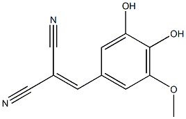 3-methoxyl-5-(2-,2-dicyanoethenyl)catechol 结构式