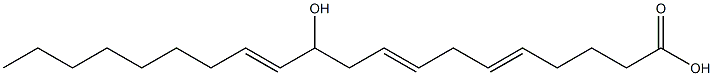 11-hydroxy-5,8,12-eicosatrienoic acid 结构式