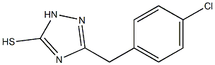 3-(4-chlorobenzyl)-1,2,4-triazol-5-thiol 结构式