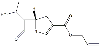 allyl 6-(1'-hydroxyethyl)penem-3-carboxylate 结构式