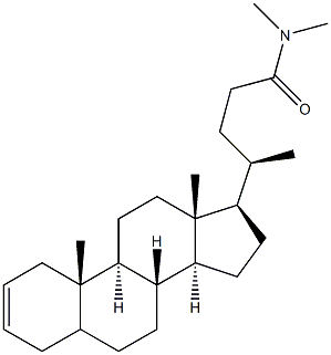 cholenic acid dimethylamide 结构式