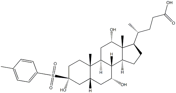 3-tosylcholic acid 结构式