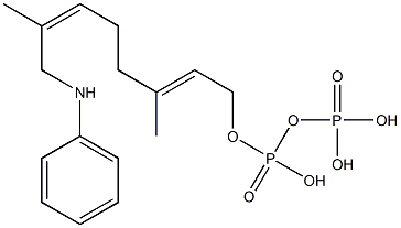 8-anilinogeranyl pyrophosphate 结构式