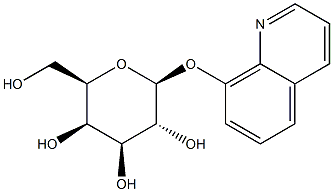 8-hydroxyquinoline-beta-galactoside 结构式