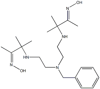 3,3,11,11-tetramethyl-7-benzyl-4,7,10-triazatridecane-2,12-dionedioxime 结构式