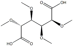 2,3,4,5-tetra-O-methylglucaric acid 结构式