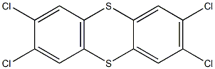 2,3,7,8-tetrachlorothainthrene 结构式