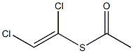 S-(1,2-dichlorovinyl)thioacetate 结构式