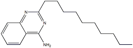 2-decyl-4-quinazolinyl amine 结构式