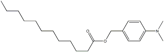 4-N,N-dimethylaminobenzyl laurate 结构式