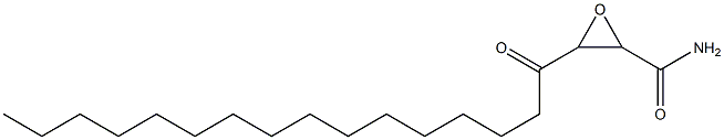 2,3-epoxy-4-oxononadecanamide 结构式