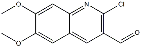 2-chloro-6,7-dimethoxy-3-quinolinecarboxaldehyde 结构式