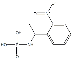 1-(2-nitrophenyl)ethyl-phosphatidic acid 结构式