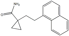 N-(2-naphth-1-yl-ethyl)cyclopropyl carboxamide 结构式