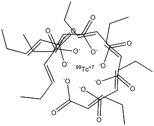喷替酸锝[99MTC] 结构式