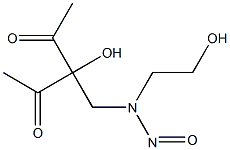DIACETYLNITROSODIETHANOLAMINE 结构式