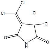 3-(DICHLOROMETHYLENE)-4,4-DICHLORO-2,5-PYRROLIDINEDIONE 结构式