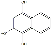 1,2,4-TRIHYDROXYNAPHTHALENE 结构式