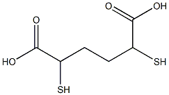 2,5-DIMERCAPTOADIPICACID 结构式