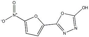 5-(5-NITRO-2-FURYL)-1,3,4-OXADIAZOL-2-OL 结构式