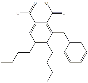 DI-N-BUTYLBENZYLPHTHALATE 结构式