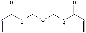 N,N'-(OXYBIS(METHYLENE))BIS-2-PROPENAMIDE 结构式