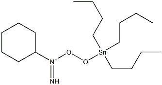 N-CYCLOHEXYL-DIAZENIUM-DIOXYL-TRIBUTYLTIN 结构式