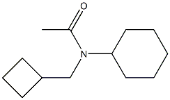 CIS-N-ACETYL-4-CYCLOBUTYL-METHYLCYCLOHEXYLAMINE 结构式