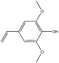 4-VINYL-2,6-DIMETHOXYPHENOL 结构式