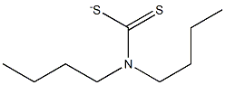 DIBUTYLDITHIOCARBAMATE 结构式