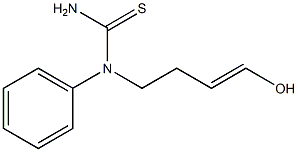 N2HYDROXYBUT3ENYLNPHENYLTHIOUREA 结构式