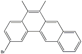 2-BROMODIMETHYLBENZANTHRACENE 结构式