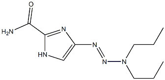DIPROPYL-TRIAZENOIMIDAZOLE-CARBOXAMIDE 结构式