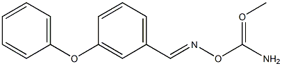 3-PHENOXYBENZALDEHYDE-O-METHYLCARBAMOYLOXIME 结构式