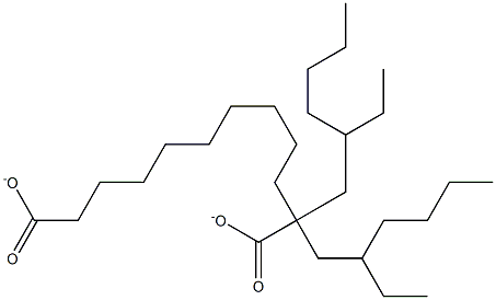 DI(2-ETHYLHEXYL)1,10-DECANODICARBOXYLATE 结构式