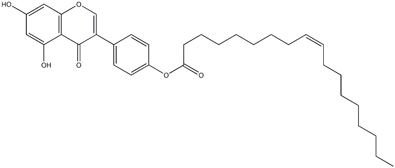 GENISTEIN4'-OLEATE 结构式