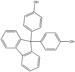 4,4'-(9H-FLUOREN-9-YLIDENE)BISPHENOL 结构式